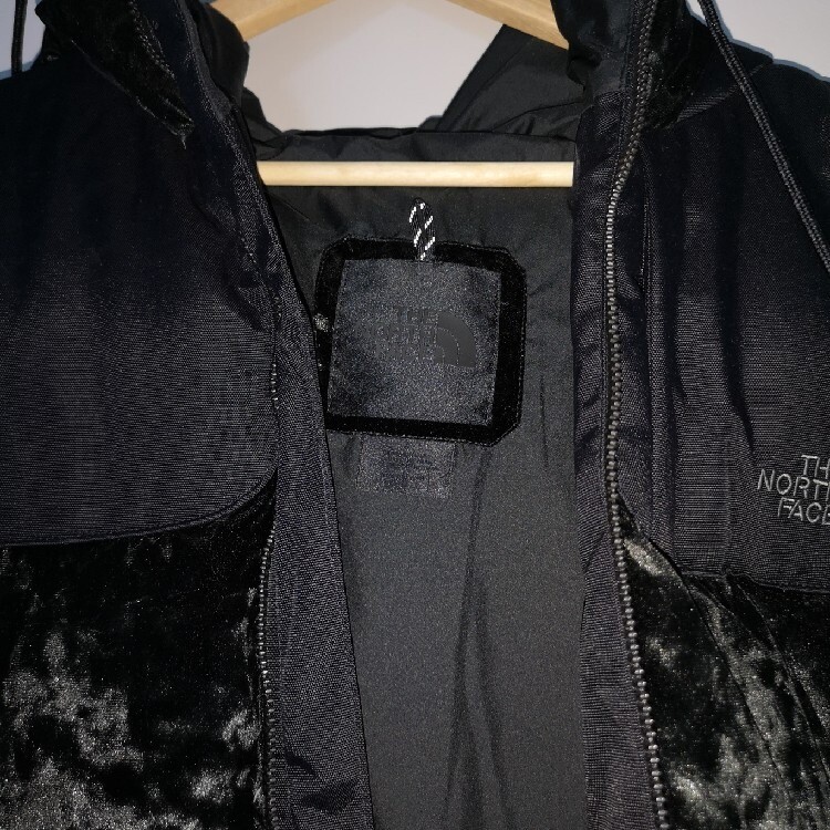 the north face nuptse velvet